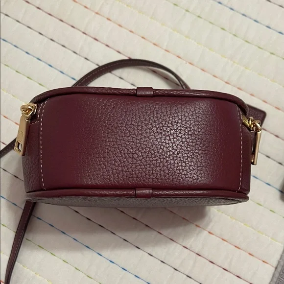 Coach Maroon Crossbody Bag with Snoopy Graphic - Picture 5 of 14